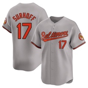 Gray Limited Bj Surhoff Youth Baltimore Orioles Road Jersey