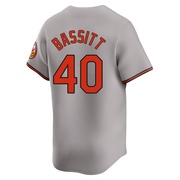 Gray Limited Chris Bassitt Men's Baltimore Orioles Road Jersey