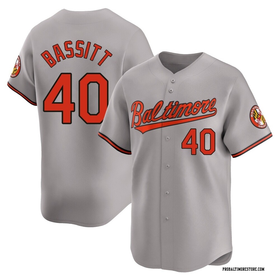 Gray Limited Chris Bassitt Men's Baltimore Orioles Road Jersey