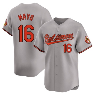 Gray Limited Coby Mayo Men's Baltimore Orioles Road Jersey