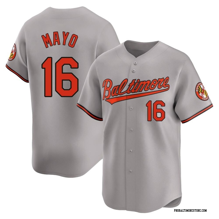 Gray Limited Coby Mayo Youth Baltimore Orioles Road Jersey