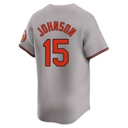 Gray Limited Davey Johnson Men's Baltimore Orioles Road Jersey