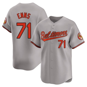 Gray Limited Dietrich Enns Men's Baltimore Orioles Road Jersey