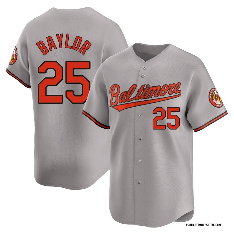 Gray Limited Don Baylor Youth Baltimore Orioles Road Jersey