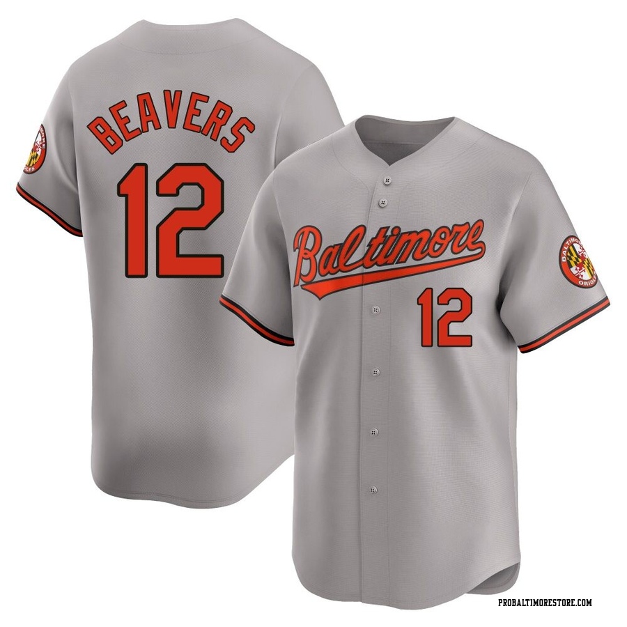 Gray Limited Dylan Beavers Youth Baltimore Orioles Road Jersey