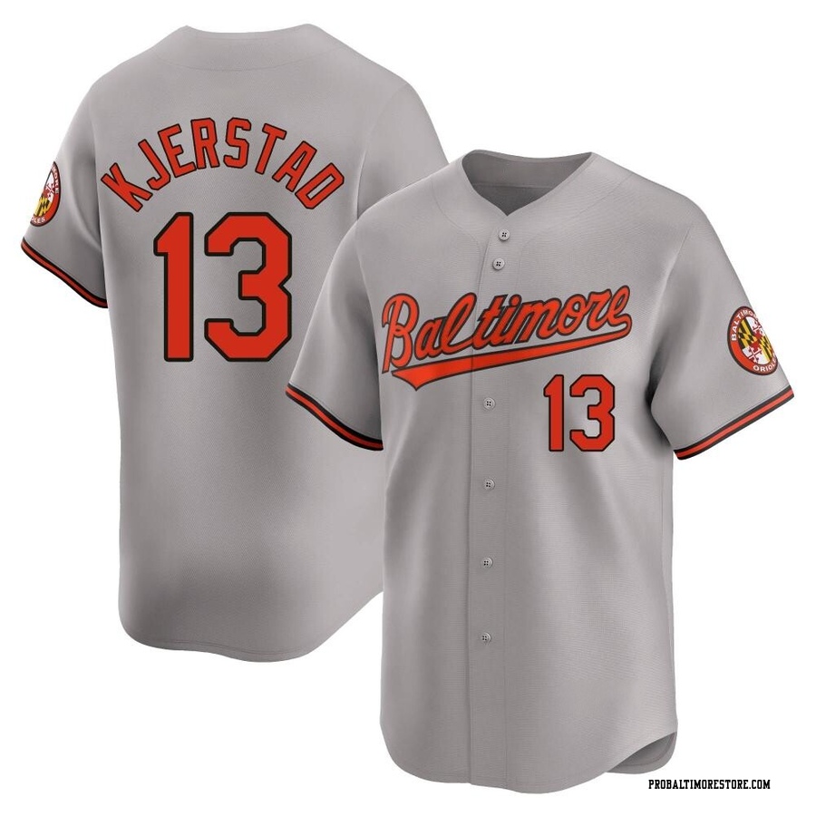 Gray Limited Heston Kjerstad Youth Baltimore Orioles Road Jersey