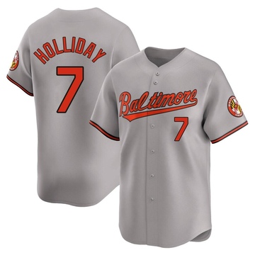 Gray Limited Jackson Holliday Men's Baltimore Orioles Road Jersey