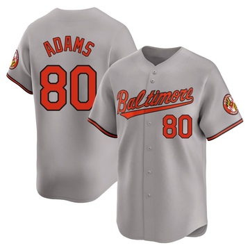 Gray Limited Jordyn Adams Men's Baltimore Orioles Road Jersey