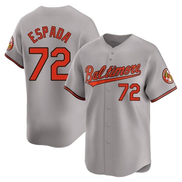 Gray Limited Jose Espada Men's Baltimore Orioles Road Jersey