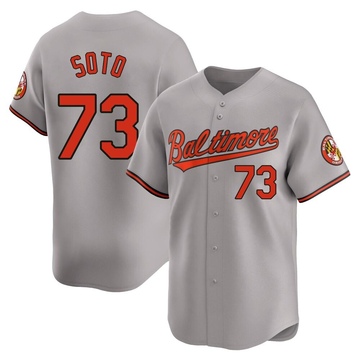 Gray Limited Livan Soto Men's Baltimore Orioles Road Jersey