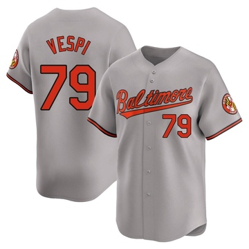 Gray Limited Nick Vespi Youth Baltimore Orioles Road Jersey