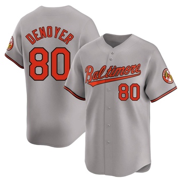 Gray Limited Noah Denoyer Men's Baltimore Orioles Road Jersey