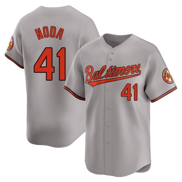 Gray Limited Ryan Noda Men's Baltimore Orioles Road Jersey