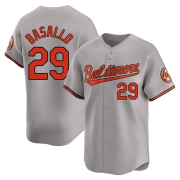 Gray Limited Samuel Basallo Youth Baltimore Orioles Road Jersey