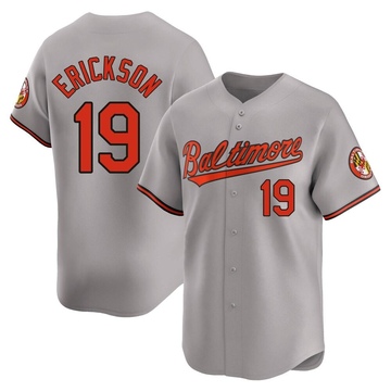 Gray Limited Scott Erickson Youth Baltimore Orioles Road Jersey