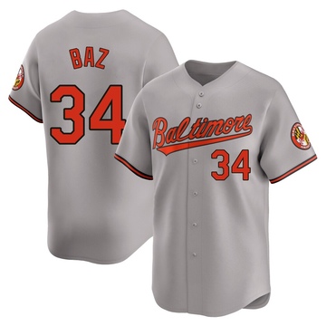 Gray Limited Shane Baz Youth Baltimore Orioles Road Jersey