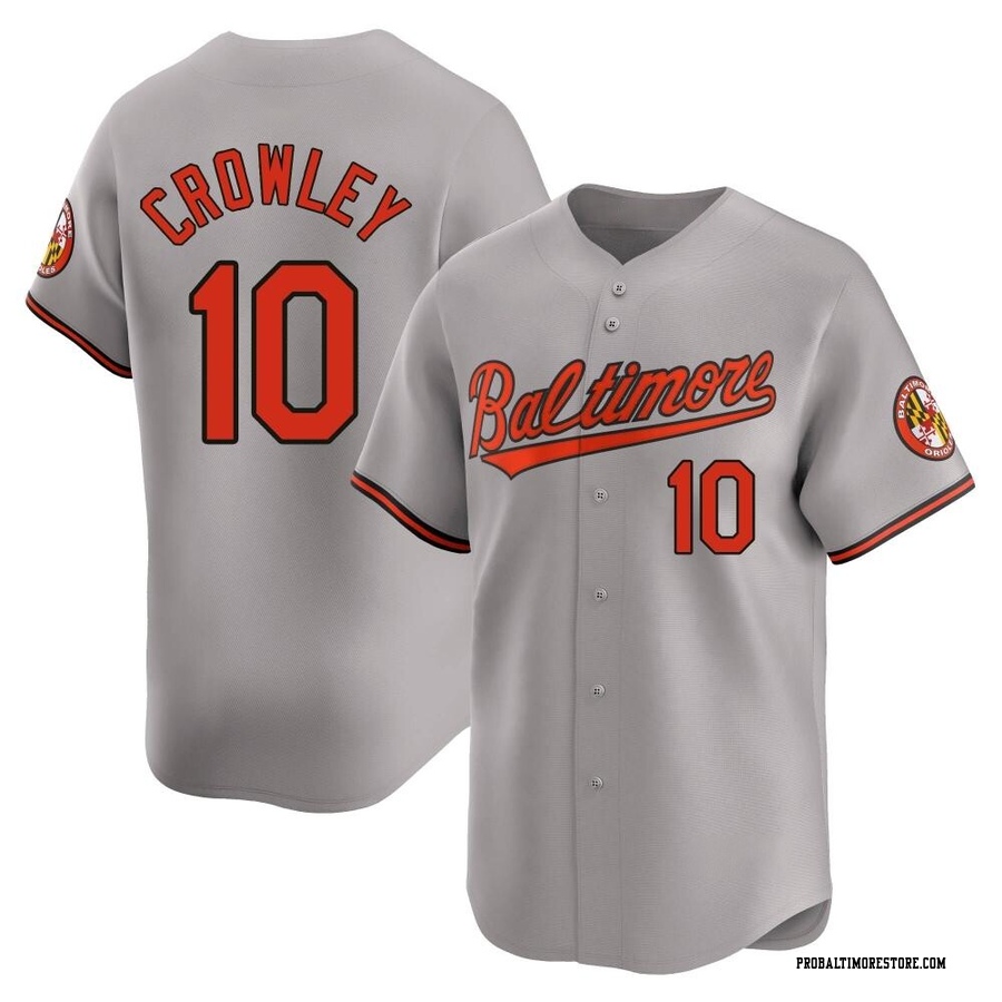 Gray Limited Terry Crowley Men's Baltimore Orioles Road Jersey