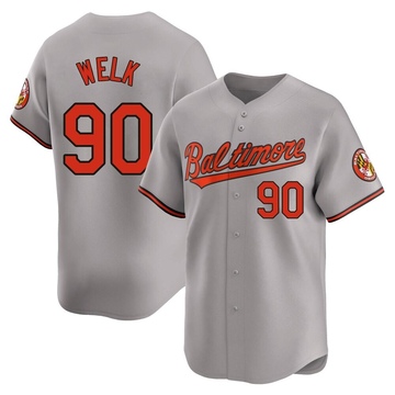 Gray Limited Toby Welk Youth Baltimore Orioles Road Jersey
