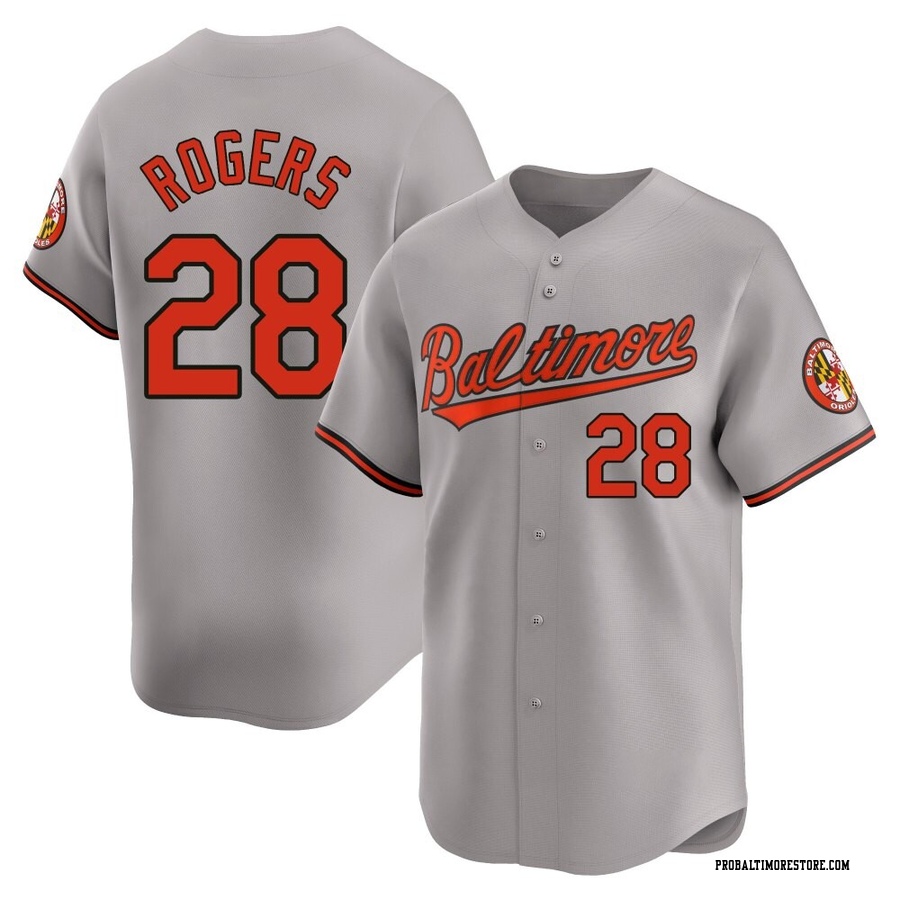 Gray Limited Trevor Rogers Youth Baltimore Orioles Road Jersey