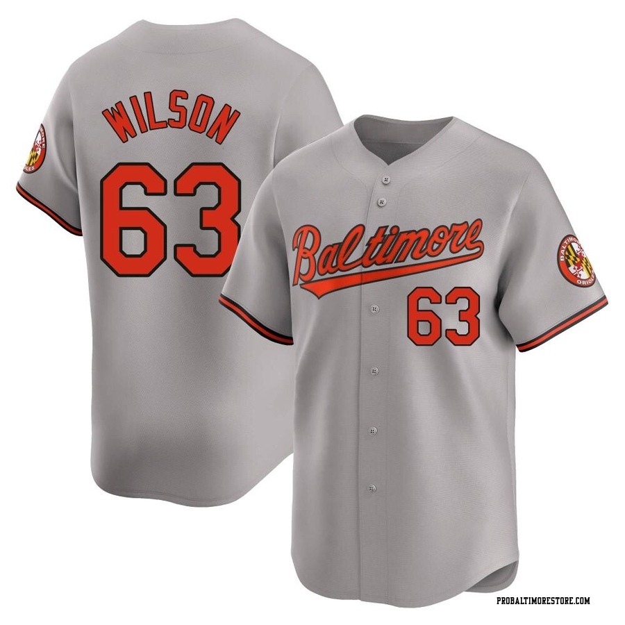 Gray Limited Tyler Wilson Youth Baltimore Orioles Road Jersey