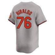 Gray Limited Yaramil Hiraldo Youth Baltimore Orioles Road Jersey