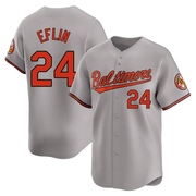 Gray Limited Zach Eflin Men's Baltimore Orioles Road Jersey