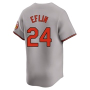 Gray Limited Zach Eflin Men's Baltimore Orioles Road Jersey