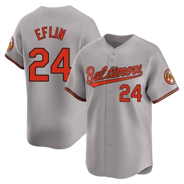 Gray Limited Zach Eflin Men's Baltimore Orioles Road Jersey