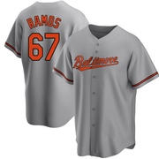 Gray Replica Bryan Ramos Youth Baltimore Orioles Road Jersey