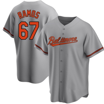 Gray Replica Bryan Ramos Youth Baltimore Orioles Road Jersey