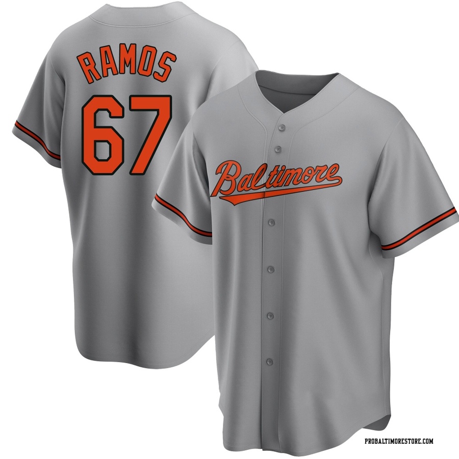 Gray Replica Bryan Ramos Youth Baltimore Orioles Road Jersey