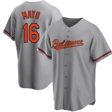 Gray Replica Coby Mayo Men's Baltimore Orioles Road Jersey