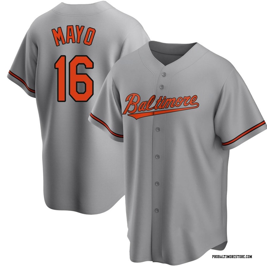Gray Replica Coby Mayo Men's Baltimore Orioles Road Jersey