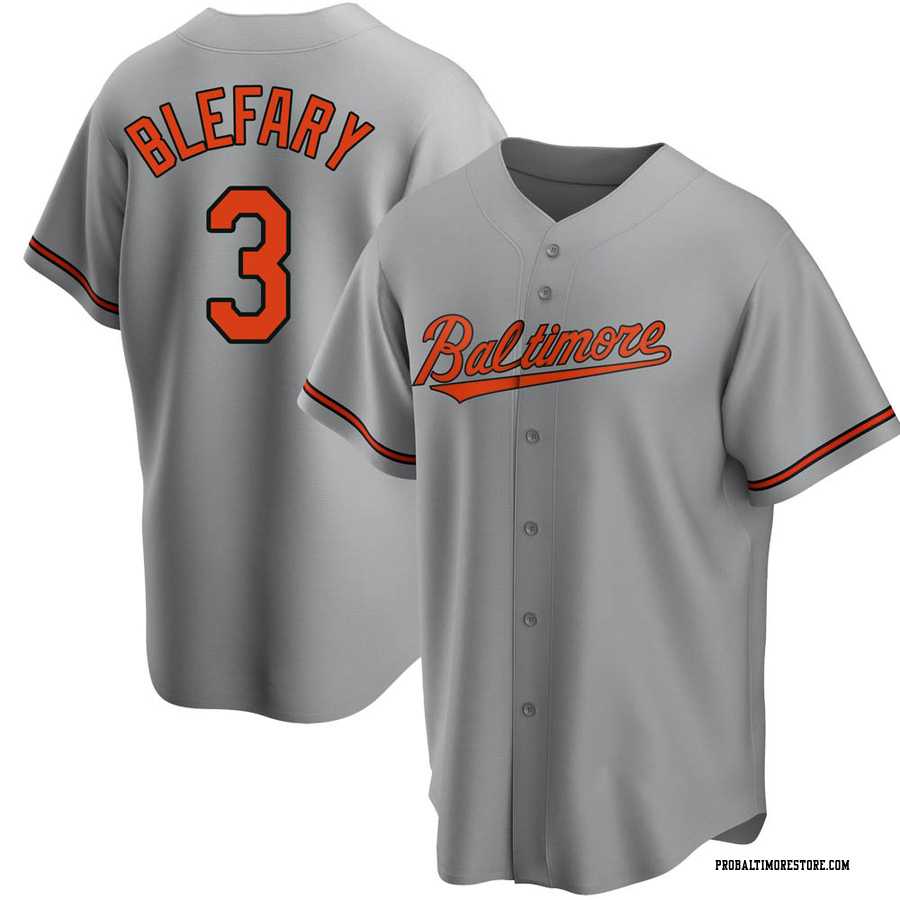 Gray Replica Curt Blefary Men's Baltimore Orioles Road Jersey