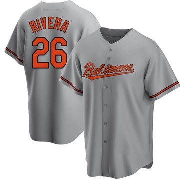 Gray Replica Emmanuel Rivera Youth Baltimore Orioles Road Jersey