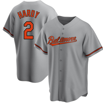 Gray Replica J.J. Hardy Men's Baltimore Orioles Road Jersey