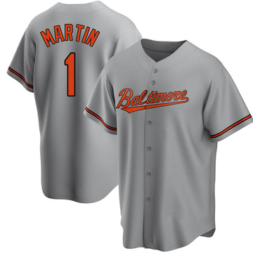 Gray Replica Richie Martin Men's Baltimore Orioles Road Jersey