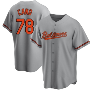 Gray Replica Yennier Cano Men's Baltimore Orioles Road Jersey