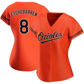 Orange Authentic Andy Etchebarren Women's Baltimore Orioles Alternate Jersey
