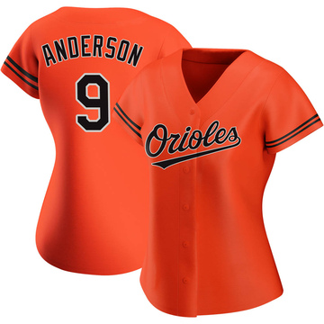 Orange Authentic Brady Anderson Women's Baltimore Orioles Alternate Jersey