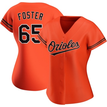 Orange Authentic Cameron Foster Women's Baltimore Orioles Alternate Jersey