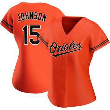 Orange Authentic Davey Johnson Women's Baltimore Orioles Alternate Jersey