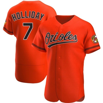 Orange Authentic Jackson Holliday Men's Baltimore Orioles Alternate Jersey