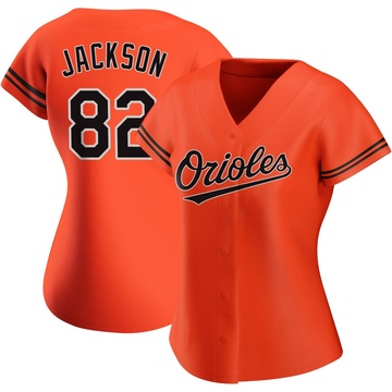 Orange Authentic Jeremiah Jackson Women's Baltimore Orioles Alternate Jersey