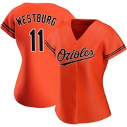 Orange Authentic Jordan Westburg Women's Baltimore Orioles Alternate Jersey