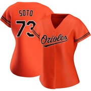 Orange Authentic Livan Soto Women's Baltimore Orioles Alternate Jersey