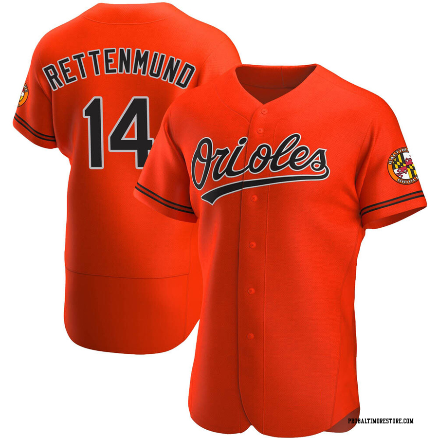 Orange Authentic Merv Rettenmund Men's Baltimore Orioles Alternate Jersey