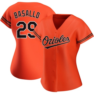 Orange Authentic Samuel Basallo Women's Baltimore Orioles Alternate Jersey