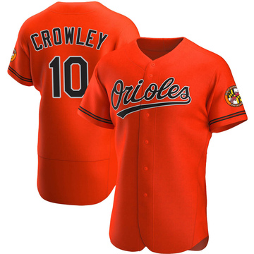 Orange Authentic Terry Crowley Men's Baltimore Orioles Alternate Jersey