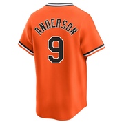 Orange Limited Brady Anderson Youth Baltimore Orioles Cooperstown Collection Jersey